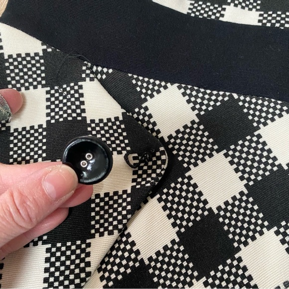 L.A.M.B. Black and White Checkered houndstooth Dress spring 2008 collection - Picture 3 of 7